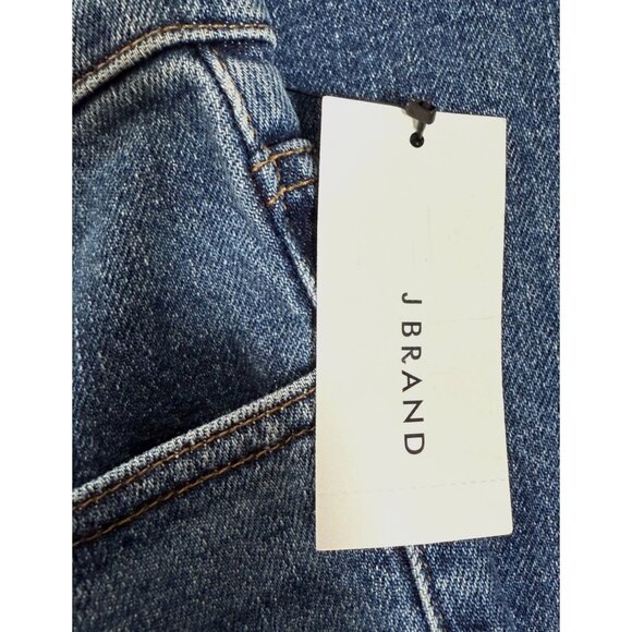 J Brand Wonderland Destruct High Rise Wide Leg Jeans Womens Size 30 Blue Denim - Picture 5 of 8